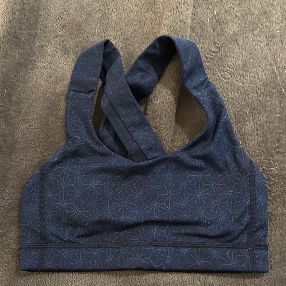 Women's Blue Sports Bra